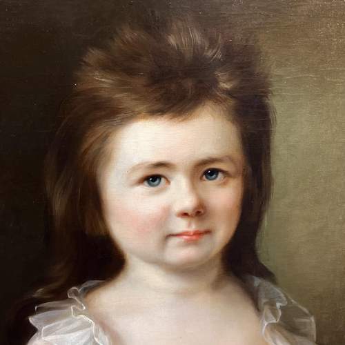 18th Century Portrait of a Young Girl by S Huzel image-2