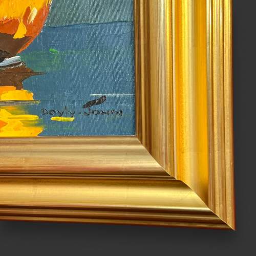 Cecil Rochfort D’Oyly John Oil on Canvas Still Life of Flowers image-5