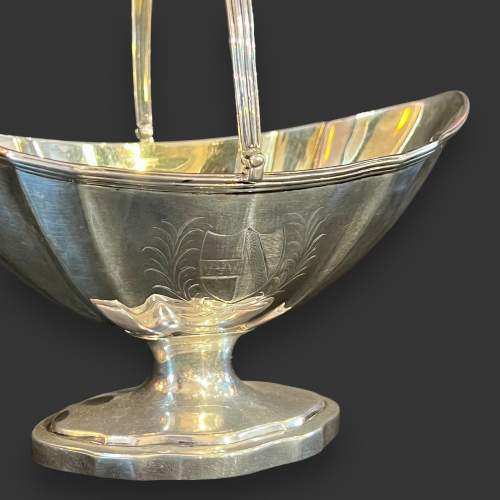 George III Silver Sugar Basket image-2