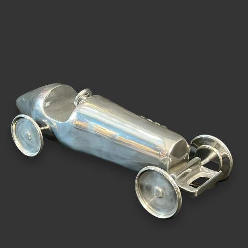 Large Scale Cast Aluminium Model of a Vintage Racing Car image-4