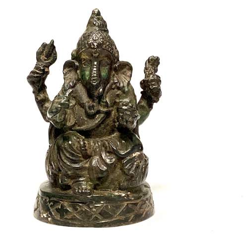 19th Century Hindu Bronze Figure of Ganesha image-1