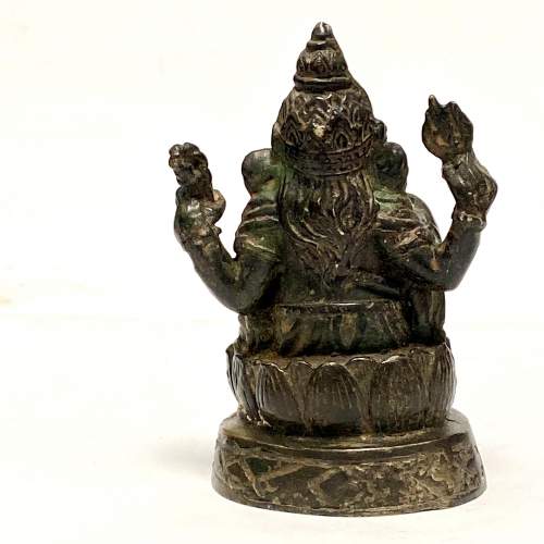 19th Century Hindu Bronze Figure of Ganesha image-4