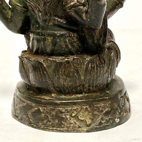 19th Century Hindu Bronze Figure of Ganesha image-5