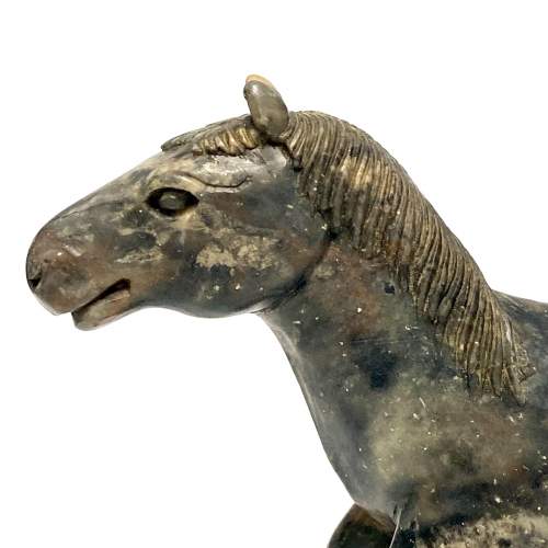 19th Century Chinese Soapstone Horse image-5