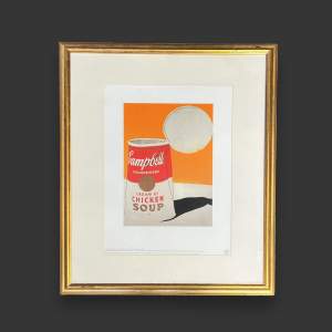Andy Warhol Foundation Campbell Soup Lithographic Print