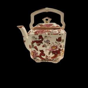 Masons Red Mandalay Large Teapot