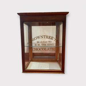 A Lovely 20th Century Mahogany Glazed Shop Display Cabinet