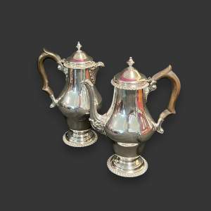 Early 20th Century Pair of Silver Jugs