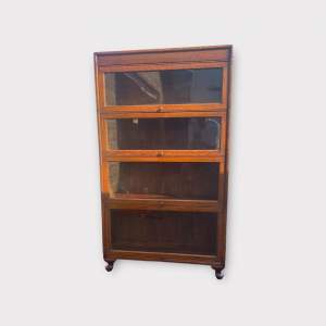 20th Century  Oak Four Tier Sectional Cabinet