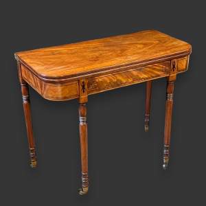 Early 19th Century Fold Over Tea Table