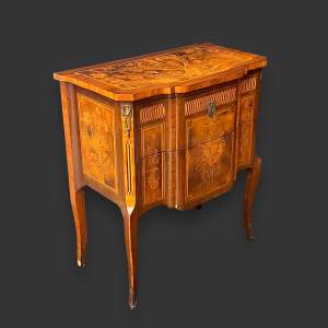 French Inlaid Chest of Two Drawers