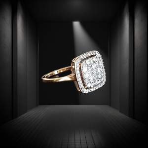 Gold 1ct Diamond Ring