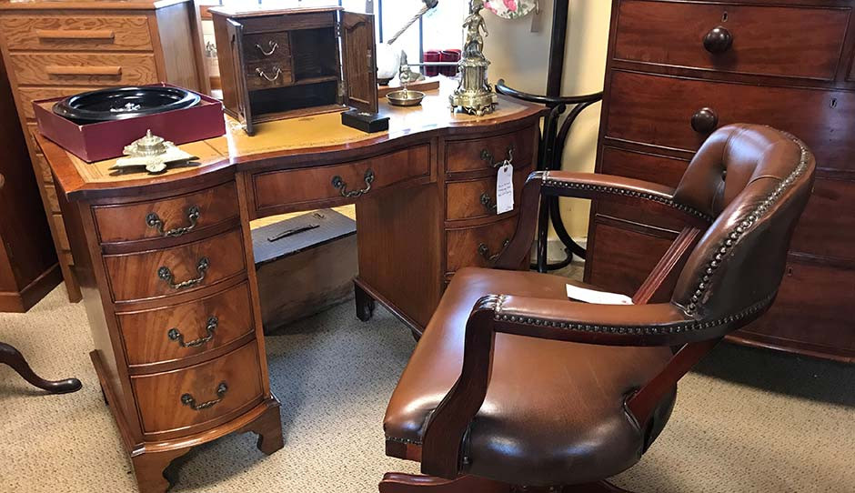 Hemswell Antique Centres, Vintage Office Desks
