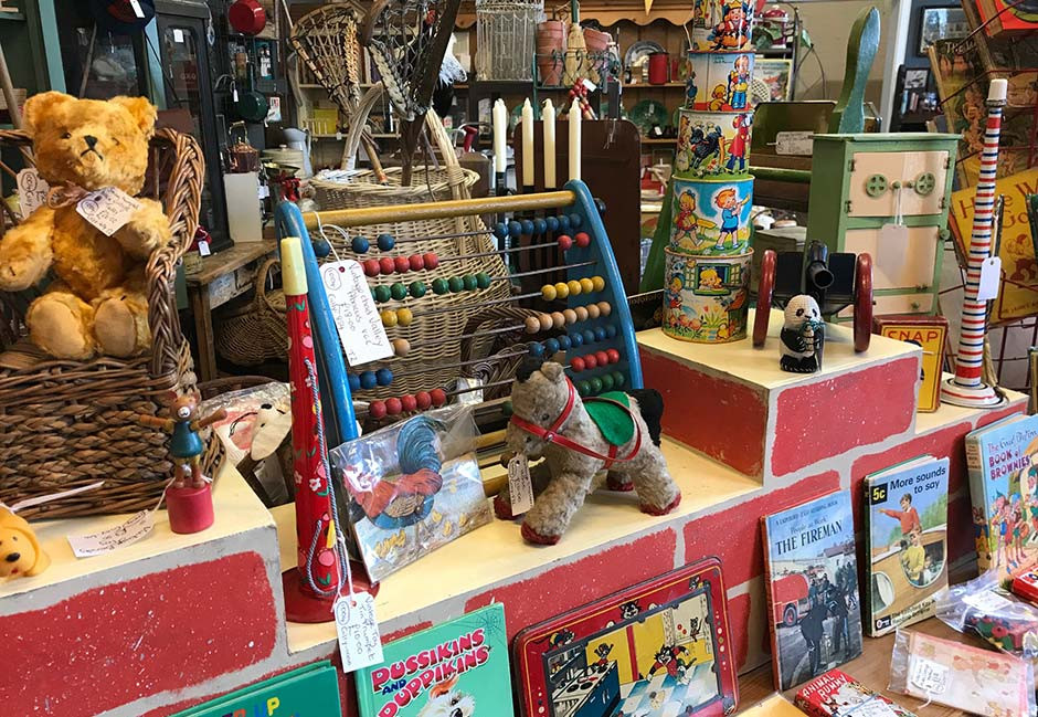 Antique games and vintage toys at Hemswell Antique Centres